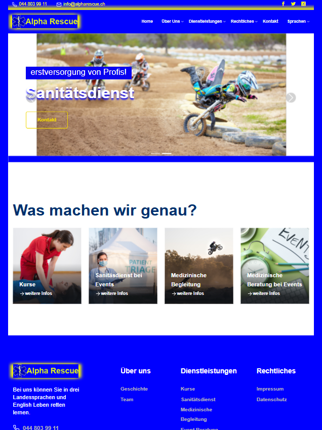 Alpha Rescue Website