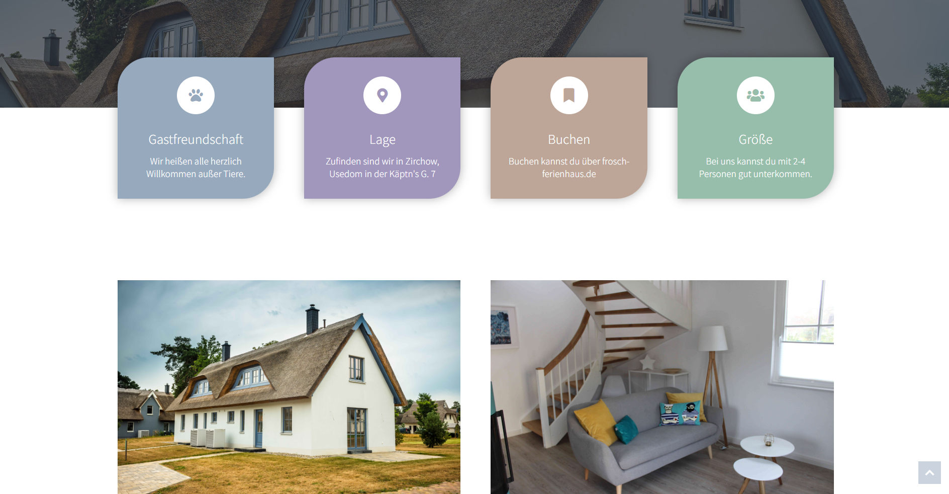 Ferienhaus Elfi – Website Screenshot